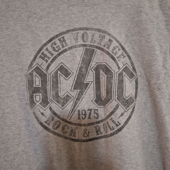 AC/DC Women's Body Suit Shirt High Voltage Rock & Roll Heavy Metal Casual L - Picture 2 of 8